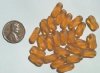 25 13mm Twisted Ovals - Matte Topaz